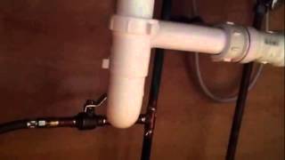 How to install a dishwasher drain hose when there is no room part 2 [upl. by Milinda79]