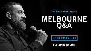 LIVE EVENT QampA Dr Andrew Huberman Question amp Answer in Melbourne AU [upl. by Namolos]