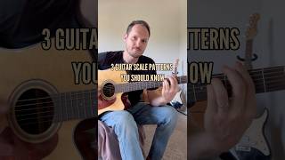 Three diatonic scale patterns you should know guitar guitarlesson guitarist guitarsolo scale [upl. by Ludba92]