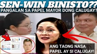 SENWIN BINISTO NA PANGALAN SA PAPEL AT TUNAY NA GALAWAN SA ILL1GAL NA POGO [upl. by Eelnodnarb]