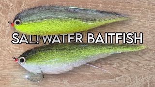 Saltwater Baitfish  Fly tying with GZingaro [upl. by Pavkovic9]