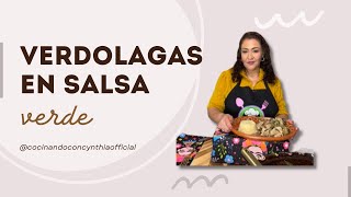 COMO HACER VERDOLAGAS EN SALSA VERDE [upl. by Lenox165]