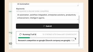 Cykel Workflow Generate a Company Competitor Analysis Summary [upl. by Deryl]