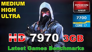 HD 7970 3GB  Core i7 7700 Latest Games Benchmarks 1080p [upl. by Gisella]