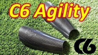 C6 Agility Carbon Fiber Shin Guards 2nd Generation  Review [upl. by Publus]