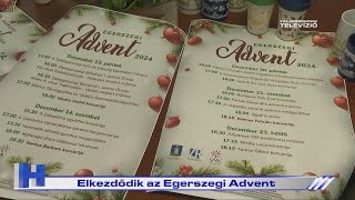 Elkezdődik az Egerszegi Advent – ZTV Híradó 20241121 [upl. by Wesley325]