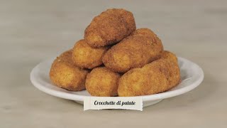 Crocchette di Patate  Le ricette del convento [upl. by Natsuj]