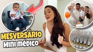 10° MESVERSÁRIO DO DAVI O MINI MÉDICO 💉😂 bebê milagre [upl. by Micaela]