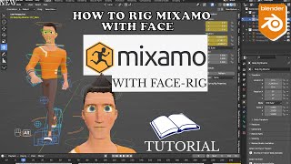 Blender  Rigging Mixamo Characters with Seamless Face Integration Tutorial [upl. by Sissie]