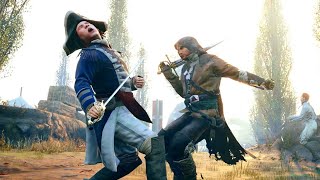 Assassins Creed Unity Raider Outfit amp Cinquedeas Advanced Combat amp Free Roam with Master Arno [upl. by Airdnaid620]