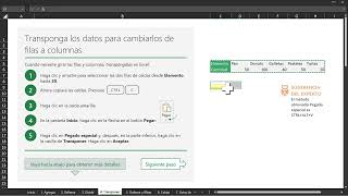 Transponer en Excel [upl. by Durante]