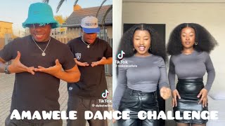 Amawele dance challenge 🔥🔥 [upl. by Sateia861]