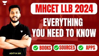 MHCET LLB 2024 Preparation  MHCET LAW 2024  Books Sources  Apps  MHCET  Unacademy [upl. by Ebsen]