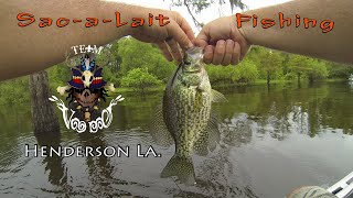 SacaLait Fishing in Henderson Louisiana [upl. by Verger338]