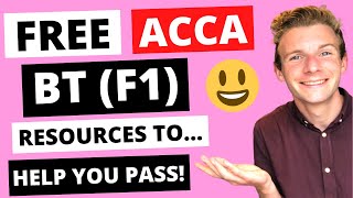 ⭐️ ACCA BT F1  FREE RESOURCES TO HELP YOU PASS YOUR EXAM ⭐️  ACCA Business Technology  ACCA F1 [upl. by Aker]