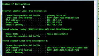 HOW TO RESET YOUR NETWORK WITH IPCONFIG SETTING A NEW DHCP [upl. by Llebyram]