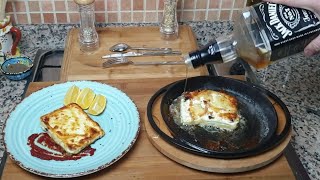 Yunan Mezeleri Rum Mezesi FETA SAGANAKİ JACK DANİELS [upl. by Marybella611]