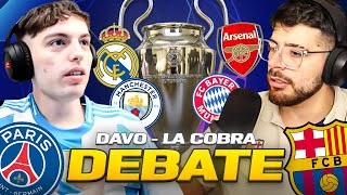 DEBATE CON LA COBRA ¿EL BARCELONA TIENE MAS QUE EL PSG ¿EL CITY ELIMINARA AL REAL MADRID 2024 [upl. by Bow995]