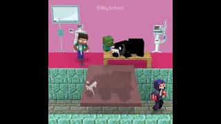 Together with Baby Herobrine helps Baby Zombie’s bear escape from the Grim Reaper [upl. by Thaddus]