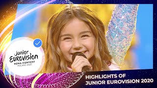 Highlights of the Junior Eurovision Song Contest 2020 [upl. by Anelrahs]