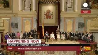 Ceremonias de proclamación de Felipe VI como rey de España  2ª parte [upl. by Woodberry]