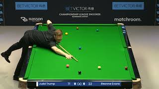 Judd Trump vs Reanne Evans  2023 Championship League Snooker Ranking Edition [upl. by Aketahs344]