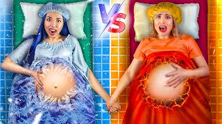 Femme Enceinte Chaude vs Femme Enceinte Froide Situations Amusantes de Grossesse [upl. by Leahcimed]