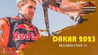 Dakar 2023 I Resumen de la etapa 13 [upl. by Bernette]