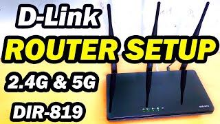 DLink Dir819 Setup and Full Configuration [upl. by Nelson]