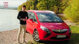 Vauxhall Zafira Tourer video review  Auto Express [upl. by Ignatzia]