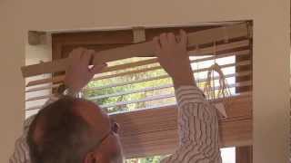 How to Measure and Fit Wooden Venetian Blinds [upl. by Selyn]