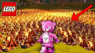 Hice 1000 Fogatas en LEGO Fortnite [upl. by Nnawtna]