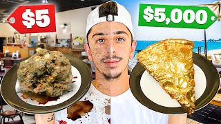 Eating Cheap VS Expensive Food Budget Challenge [upl. by Eramat]