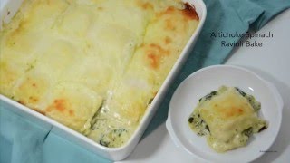 Artichoke Spinach Ravioli Bake [upl. by Idyh139]