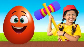 Egg Surprise Ice Cream Nursery Rhyme for Kids  BabyBillion [upl. by Gilson425]