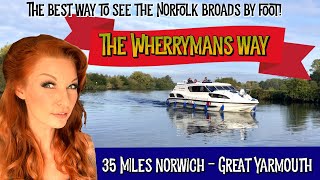 THE WHERRYMANS WAY  Norfolk Broads Walk  Long distance walks UK [upl. by Llehcsreh]