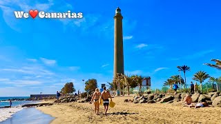 Canary Islands Beach Walk Maspalomas 2022  We❤️Canarias [upl. by Arama]