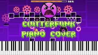 Clutterfunk Geometry Dash Piano Cover [upl. by Dleifniw208]