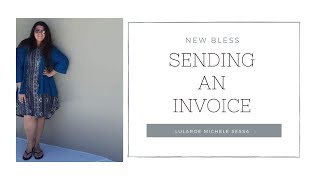 LuLaRoe Retailer How to create an invoice in new Bless [upl. by Yeknarf]