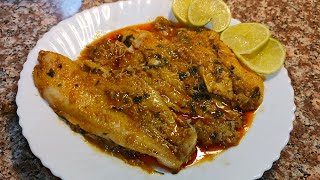 Filet de sole فيلي دصول بصلصلة بنينة و طريقة سهلة يوجد في خمس دقائق غير في المقلاة [upl. by Roti594]