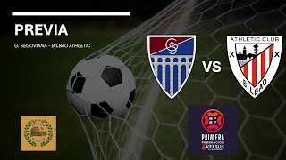 Previa Gimnástica Segoviana  Bilbao Athletic  J05 1ª Federación [upl. by Aiotal]