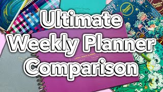 The ULTIMATE Weekly Planner Comparison [upl. by Edahsalof]