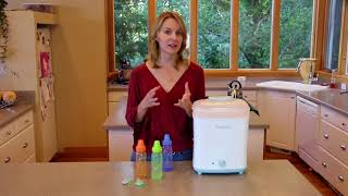 How to use Papablic Baby Bottle Sterilizer amp Dryer and Descale [upl. by Doubler]