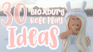 30 Bloxburg roleplay ideas [upl. by Ecydnak912]