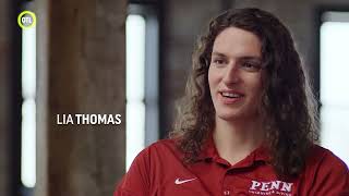 Penn swimmer Lia Thomas opens up about being the 1st transgender DI athlete to win an NCAA title [upl. by Vento]