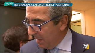 Referendum a caccia di politici poltronari [upl. by Eimmot]