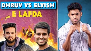 ELVISH YADAV VS DHRUV RATHEE LAFDA [upl. by Cheryl]