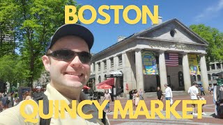 Quincy Market WALKING TOUR  BOSTON [upl. by Benjy436]