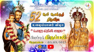 🔴 LIVE 52nd Annual Feast 2024  Special Mass In Tamil  Day  5  03 Sep 2024Besant Nagar Annai [upl. by Selwyn]