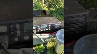 Motorola GM350 25W 4m Radio with Spectrum 34 wave SlimG  Watership down 777ft ASL  Ted’s 4m net [upl. by Hoskinson948]